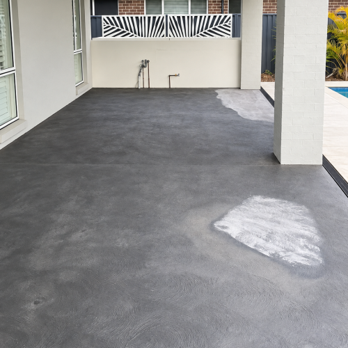 patio floor preparation enhanced